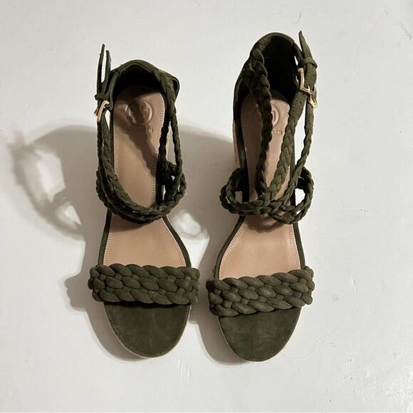 Tory Burch Bailey Wedge Sandal Size 9.5 - Picture 6 of 11